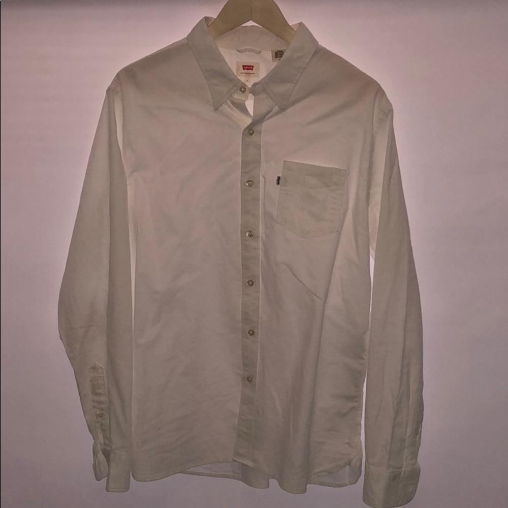 Levi’s long sleeve white button down